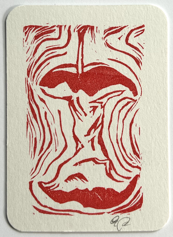 Apple 10 aceo art card