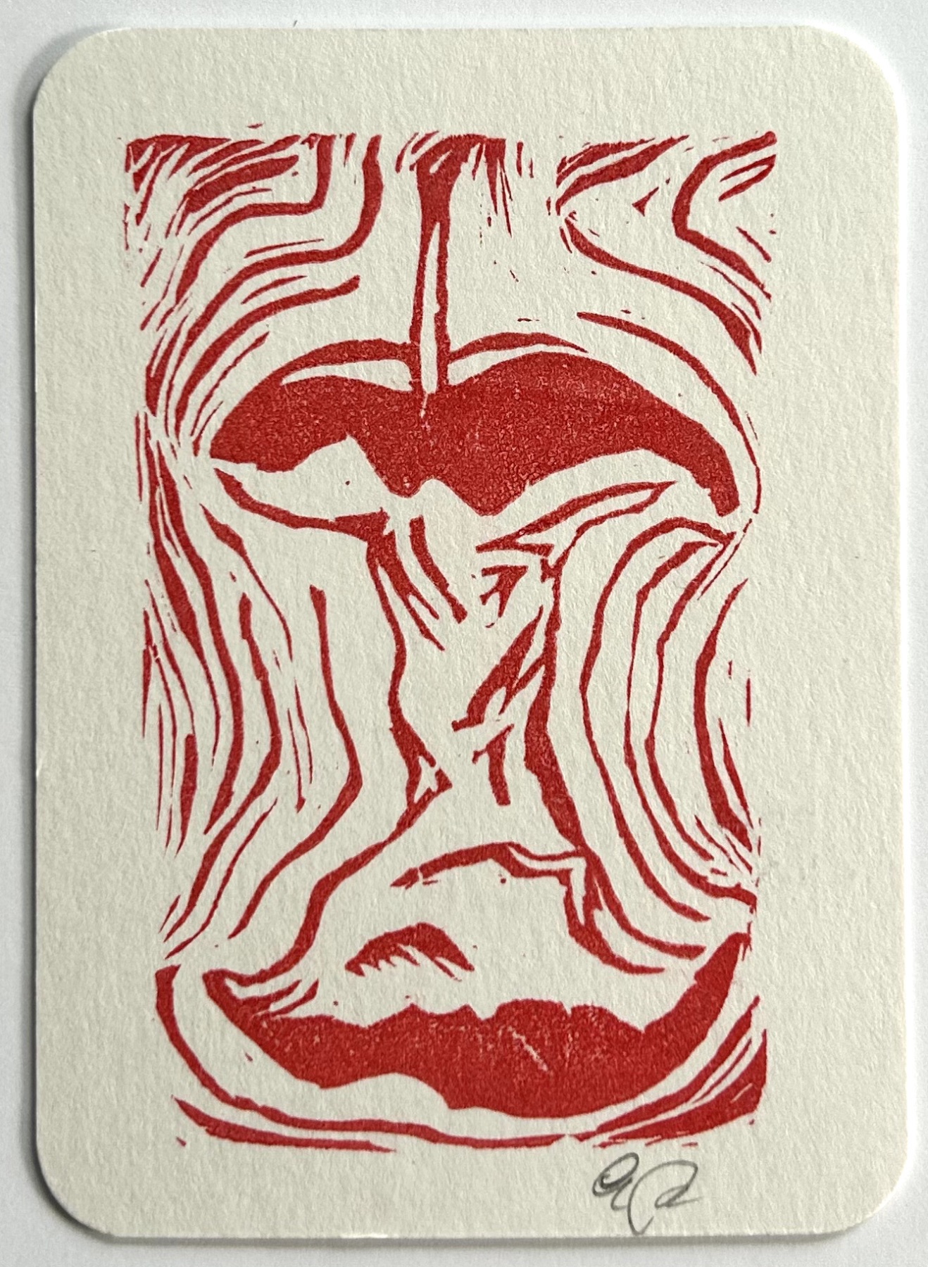 Apple 10 aceo art card