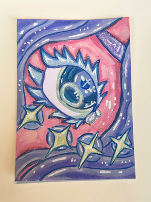 Celestial Sight aceo art card thumbnail 1