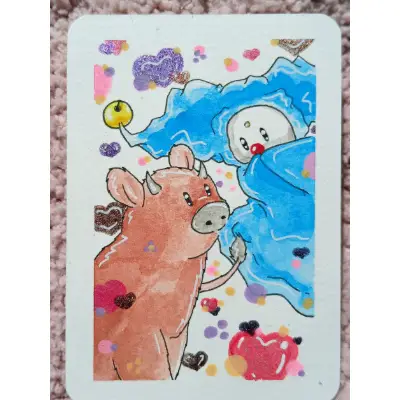 Im Obsessed aceo art card thumbnail 1