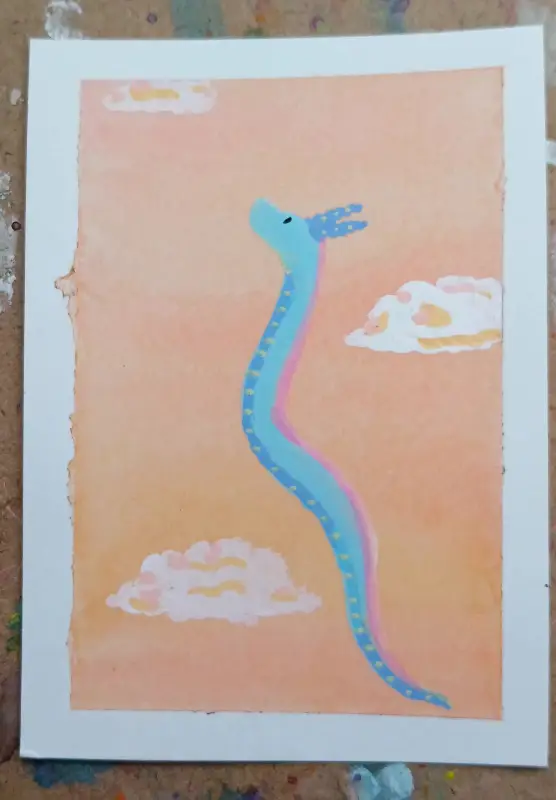 Serpent Series 5 aceo art card
