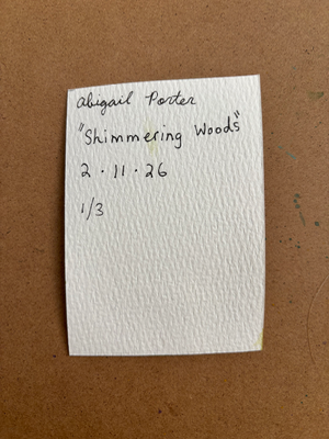 Shimmering Woods aceo art card thumbnail 2