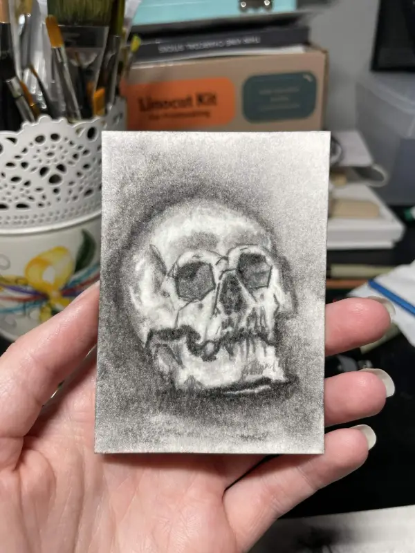 This Old Death aceo art card