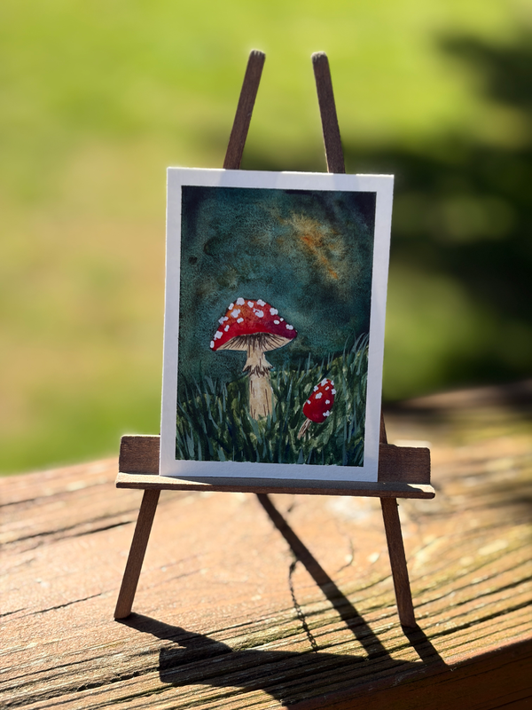Forest Floor aceo art card