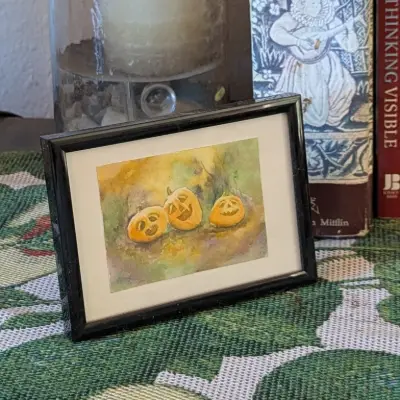 Jacks in Waiting aceo art card thumbnail 3