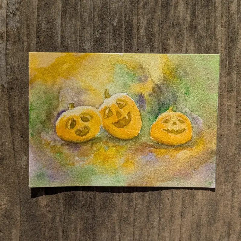 Jacks in Waiting aceo art card