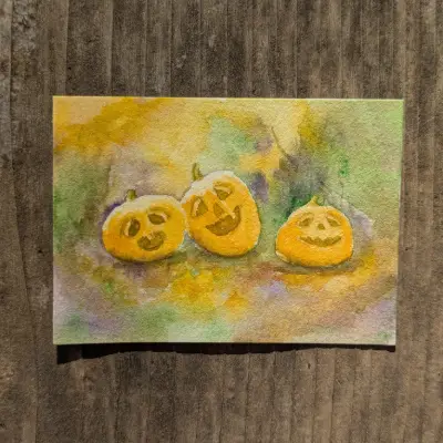Jacks in Waiting aceo art card thumbnail 1