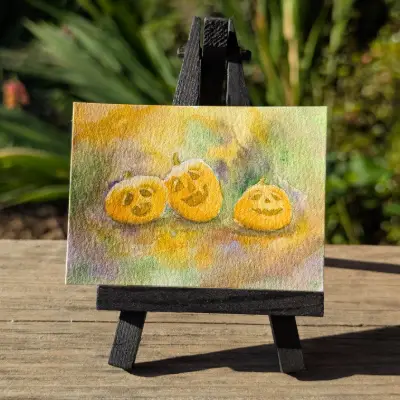 Jacks in Waiting aceo art card thumbnail 2