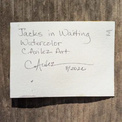 Jacks in Waiting aceo art card thumbnail 4
