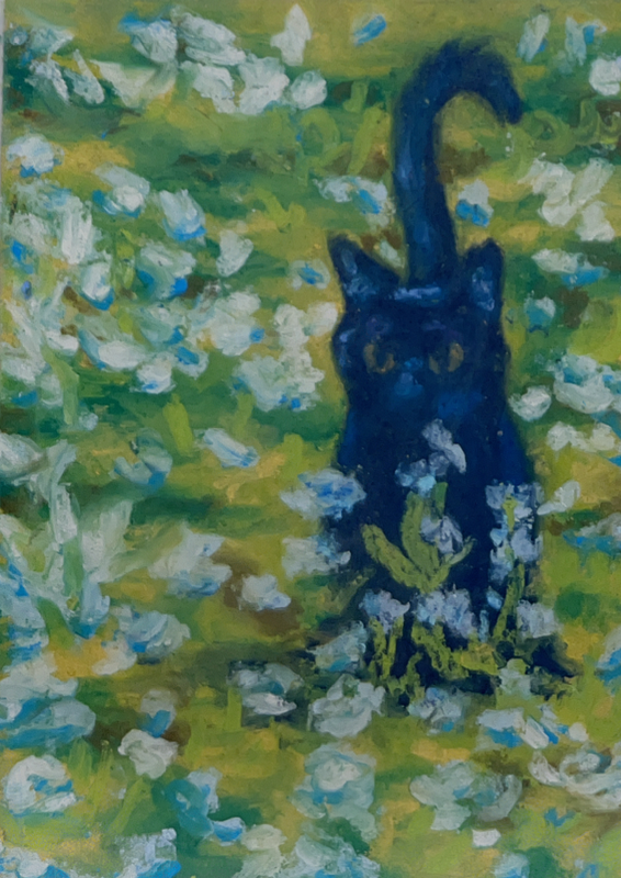 Nature Kitties 3/3 Set aceo art card