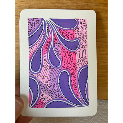 Petal play aceo art card thumbnail 1