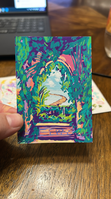 Sunny Day aceo art card