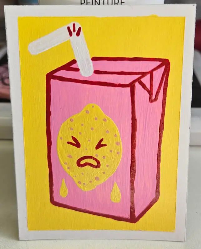 Lemonade aceo art card