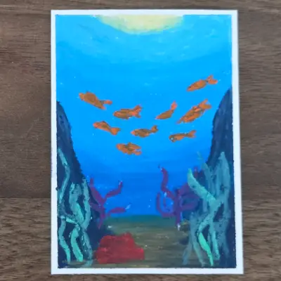 School aceo art card thumbnail 2