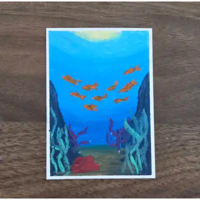School aceo art card thumbnail 1