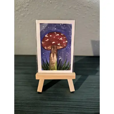 Night stalk aceo art card thumbnail 2