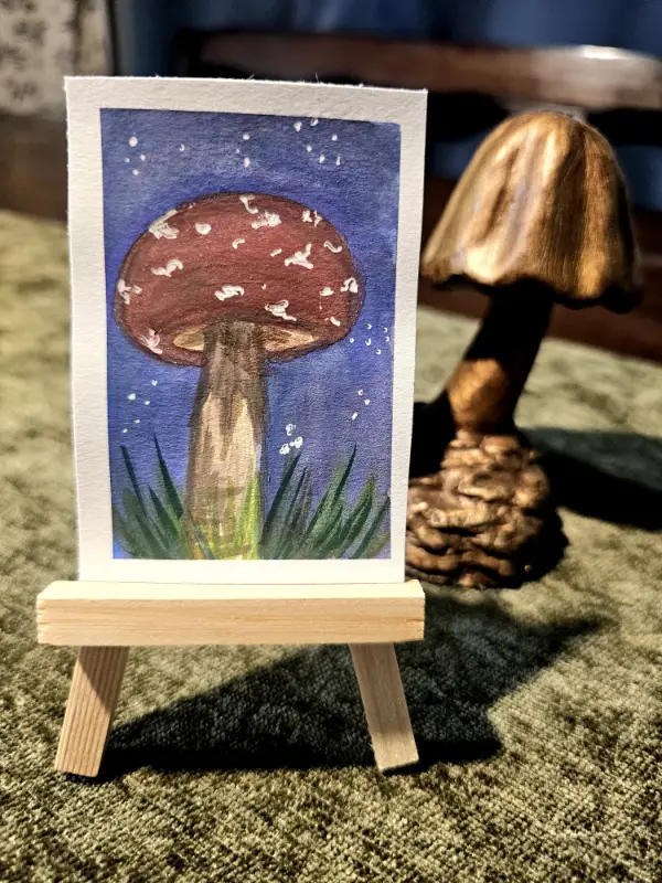 Night stalk aceo art card