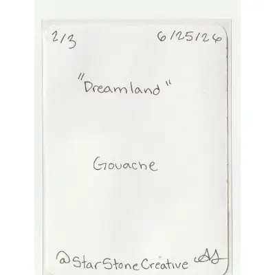 Dreamland 2/3 aceo art card thumbnail 2