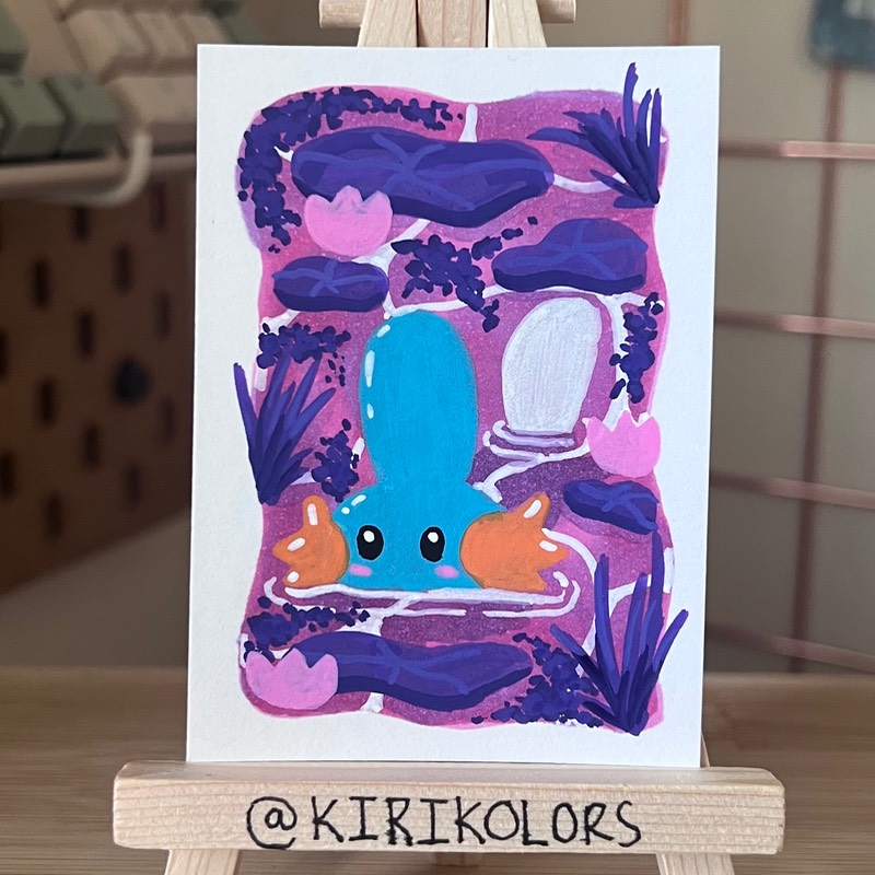 Mudkizzie aceo art card