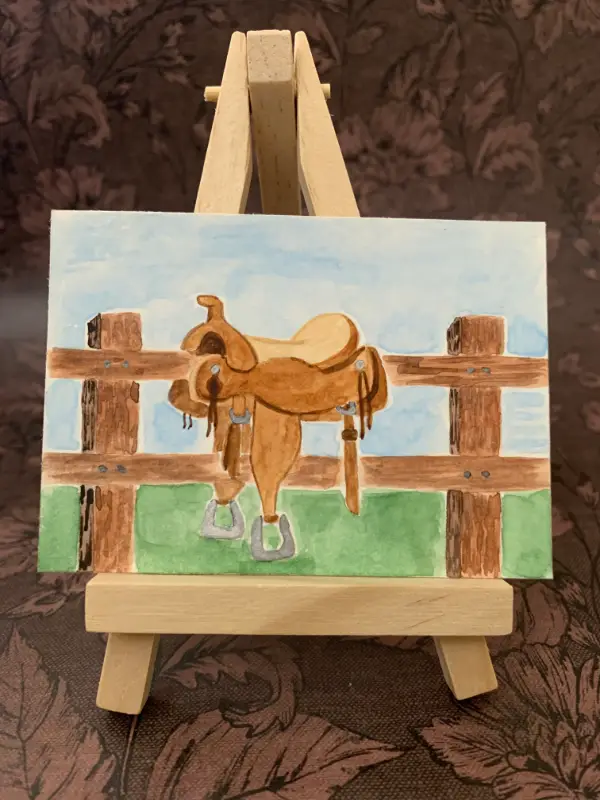 Fresh Leather aceo art card