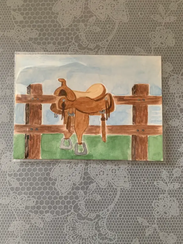 Fresh Leather aceo art card
