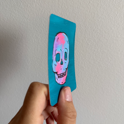 Original Skull ACEO | Prism Bones #3/3 aceo art card thumbnail 2