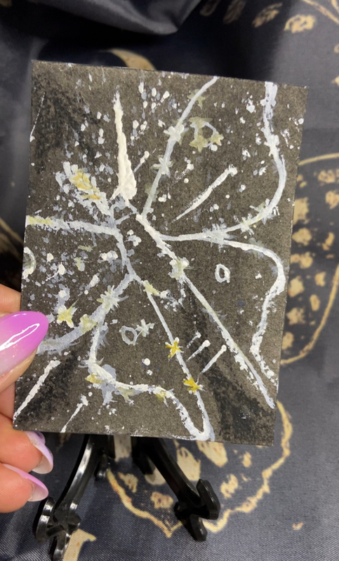 Luna Constellation aceo art card