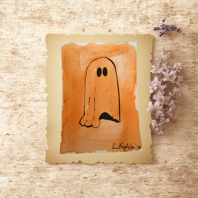 Apricot Apparition aceo art card