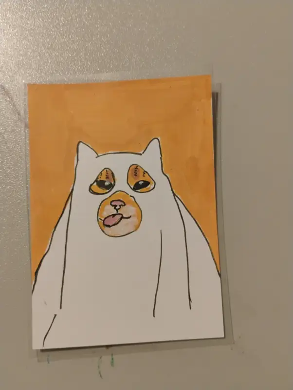 Spook aceo art card