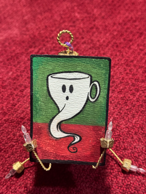 Dead Caffine aceo art card thumbnail 1