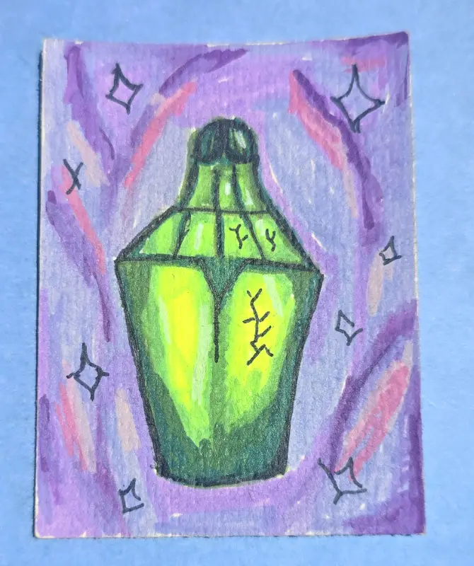 Long Vitality  #4 of 4 aceo art card