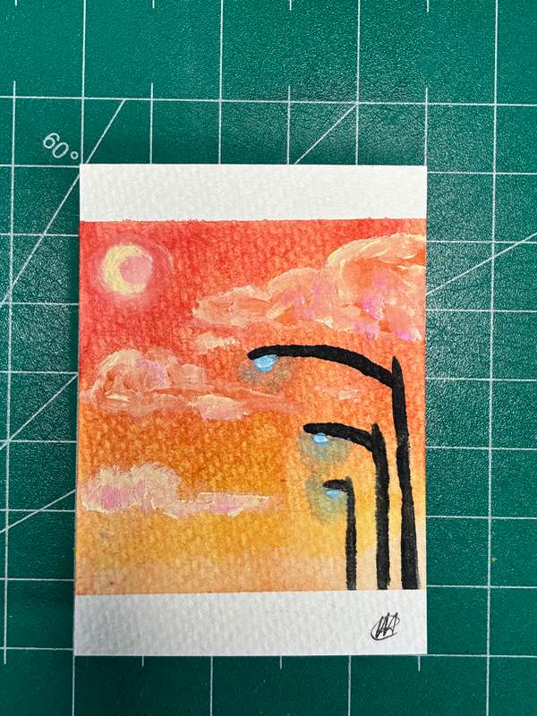 Ringing In My Ears aceo art card