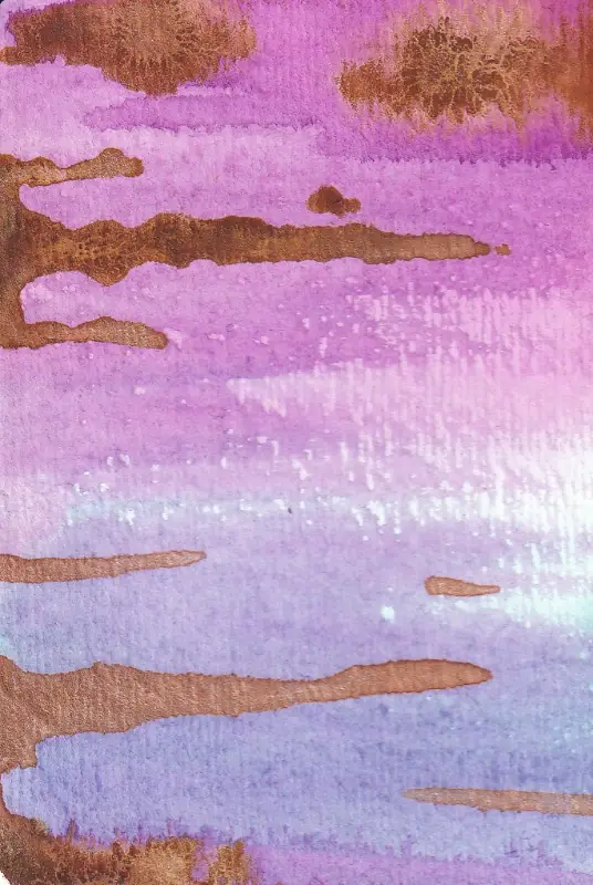 Purplepatina aceo art card