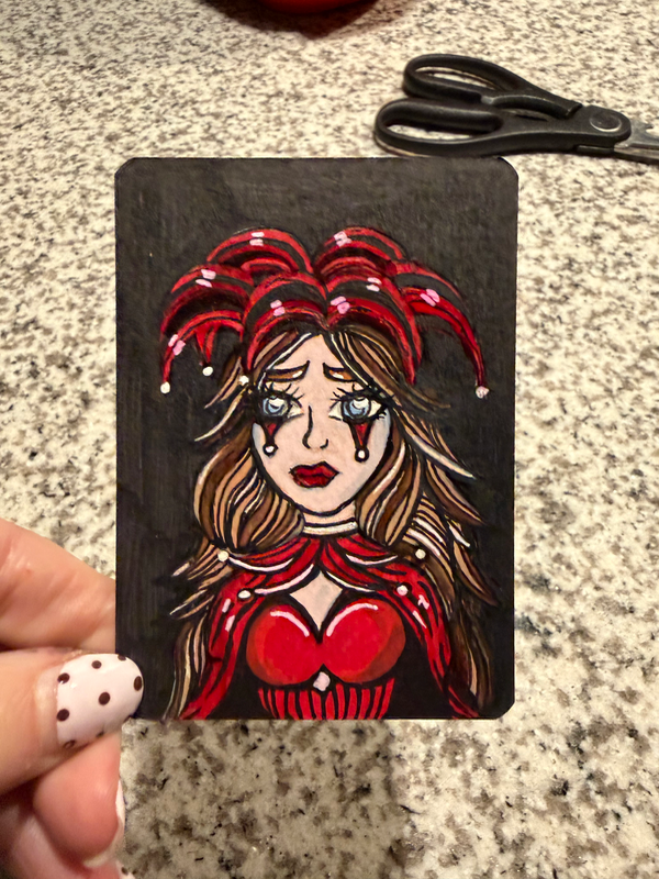 Life of the party aceo art card