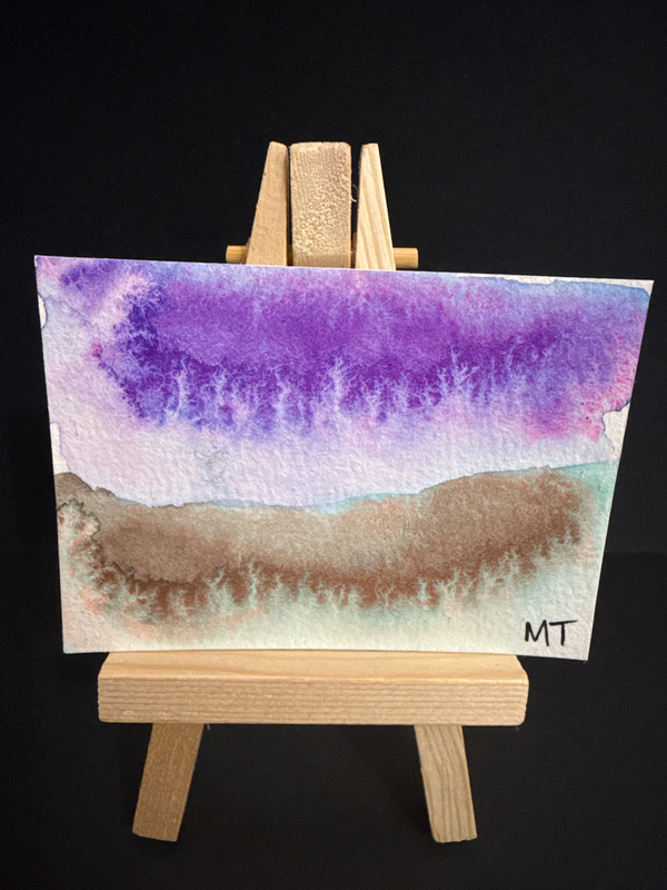 November Sky No 3 aceo art card