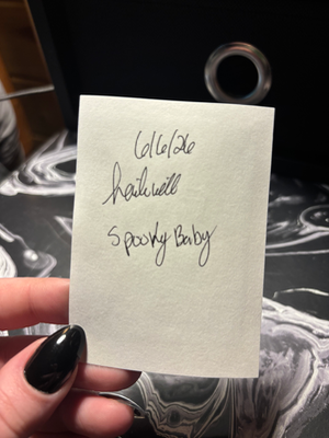 Spooky baby aceo art card thumbnail 3