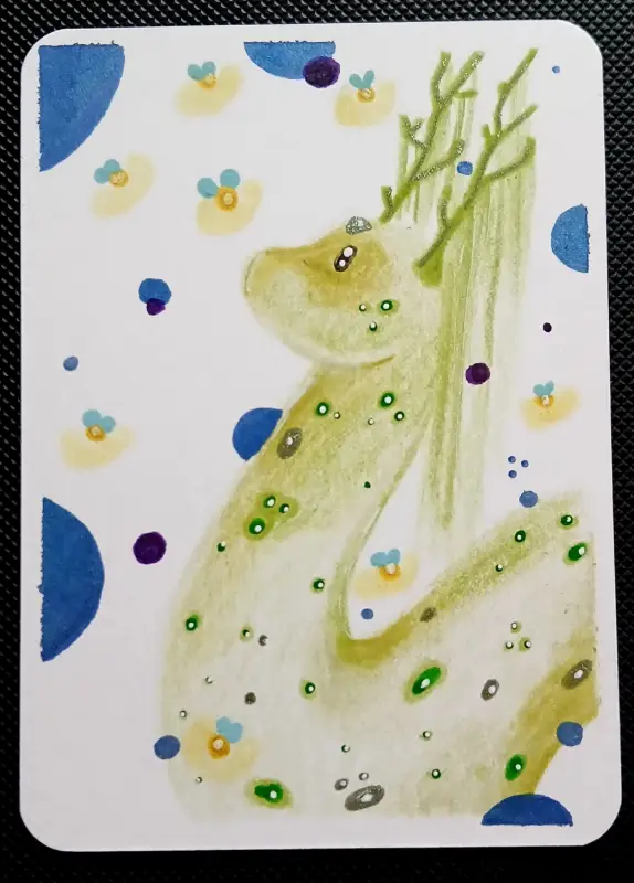 Quiet Serpent aceo art card