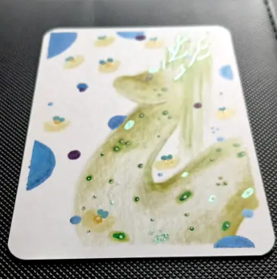 Quiet Serpent aceo art card thumbnail 2