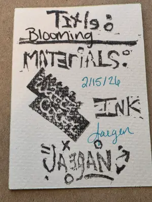 Blooming aceo art card thumbnail 3