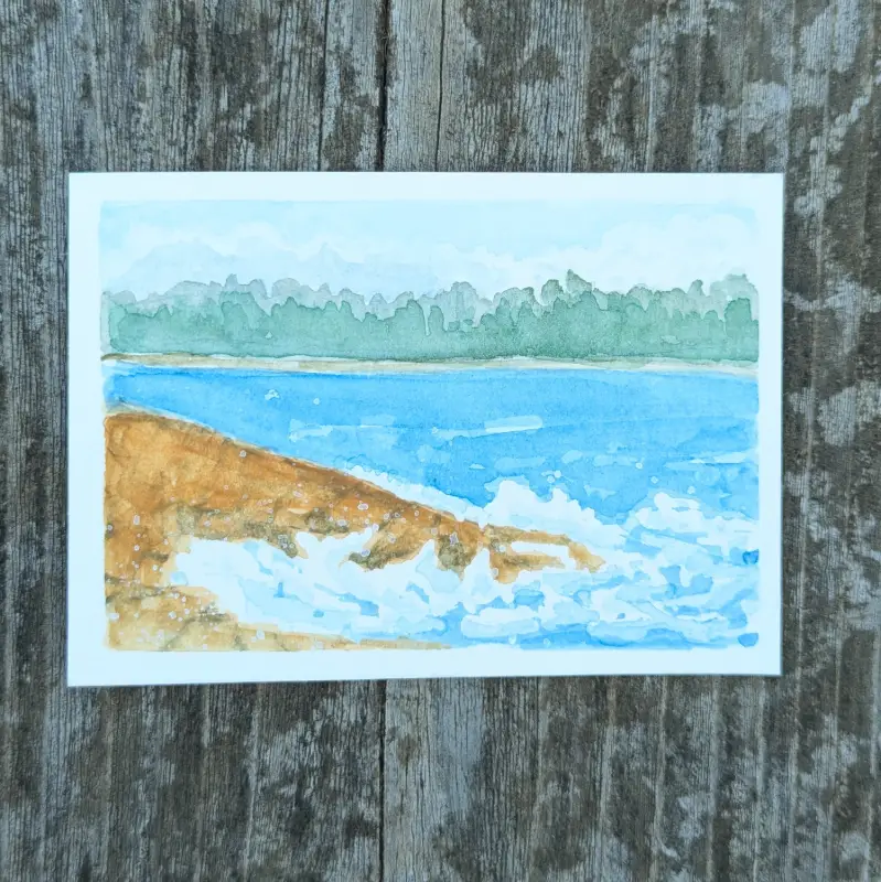 Acadia aceo art card