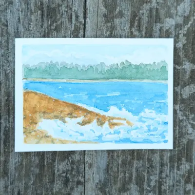 Acadia aceo art card thumbnail 1
