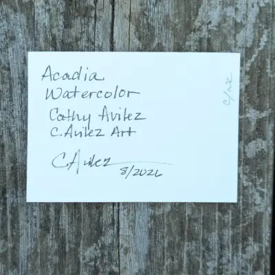 Acadia aceo art card thumbnail 2