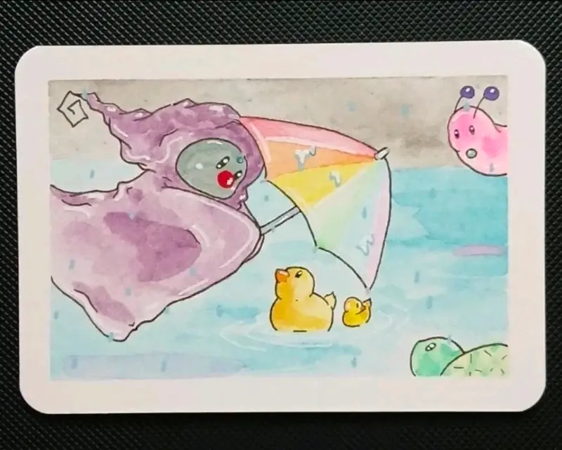 Protective Of You aceo art card