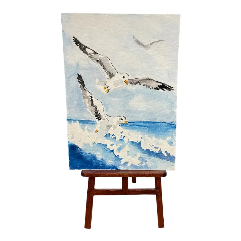 In Flight aceo art card