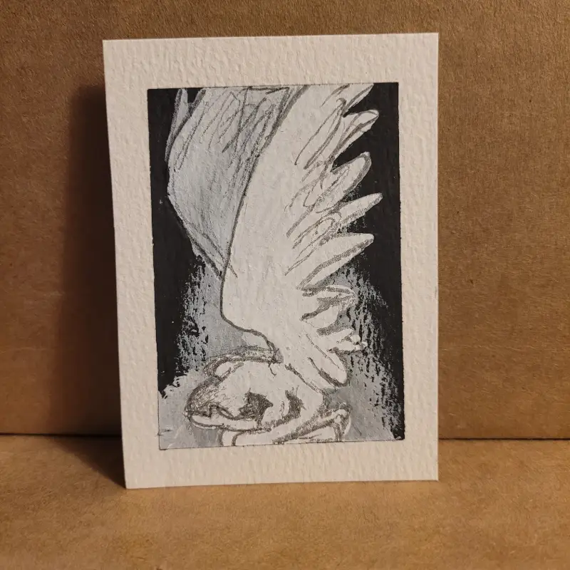 Despair aceo art card