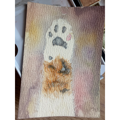 High five! aceo art card thumbnail 2