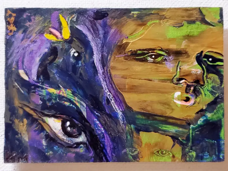 GOLDEN GIRL 2 aceo art card