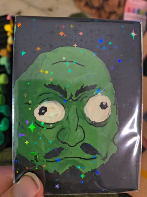 Ghibli head 2 aceo art card
