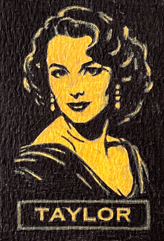 Elizabeth Taylor aceo art card