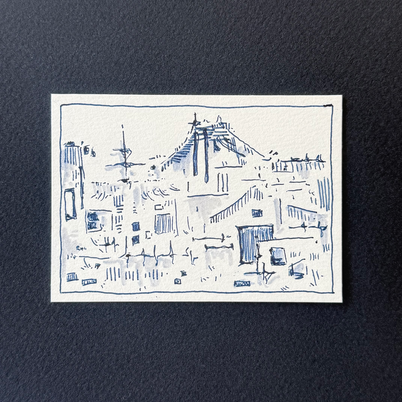 city dream i aceo art card